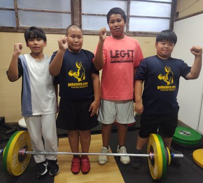 ウエイトリフティング体験会